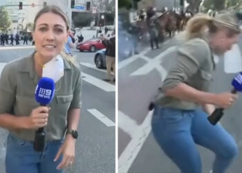 Australian reporter struck by rubber bullet while covering ICE protests in Los Angeles